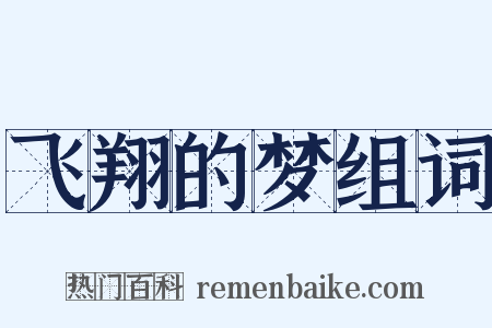 飞翔的梦组词是什么意思的图片